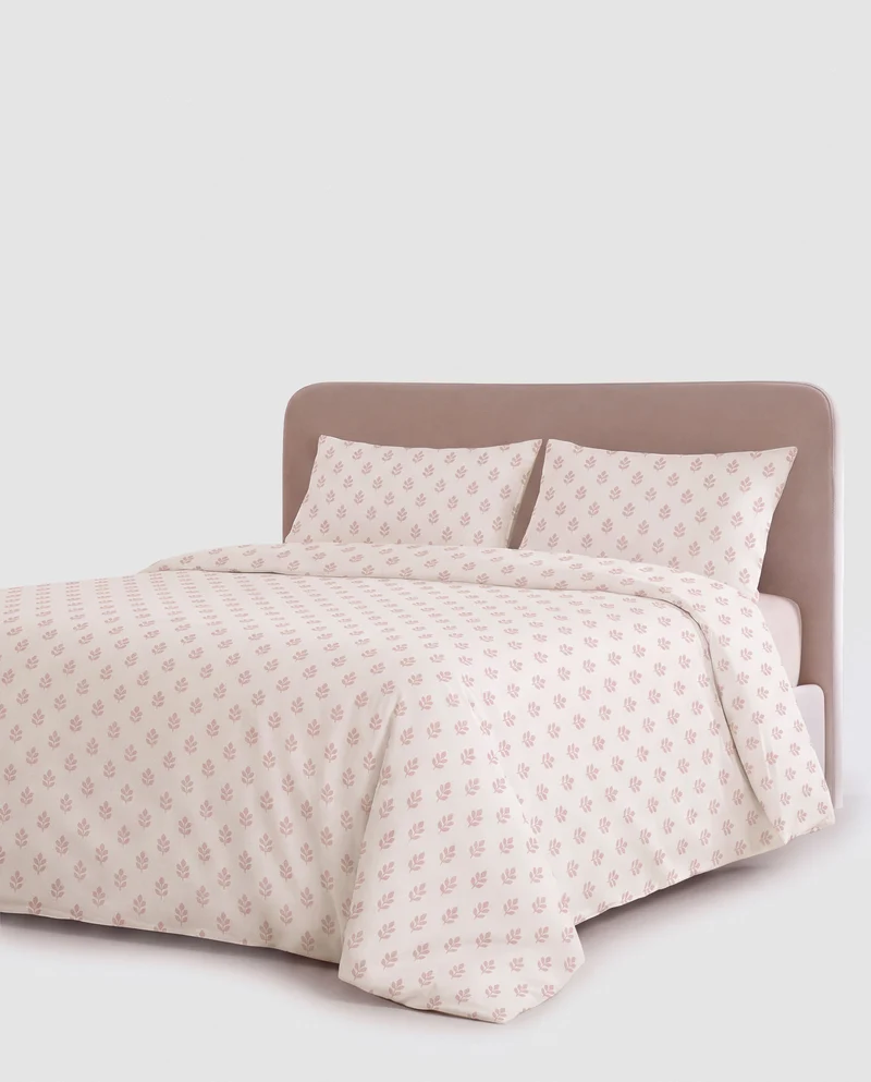 Funda nórdica algodón arvense crema