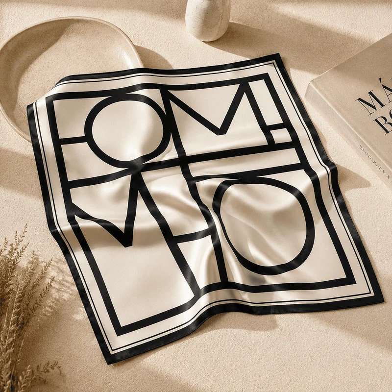 Foulard in Seta con stampa 53x53cm | Monogram