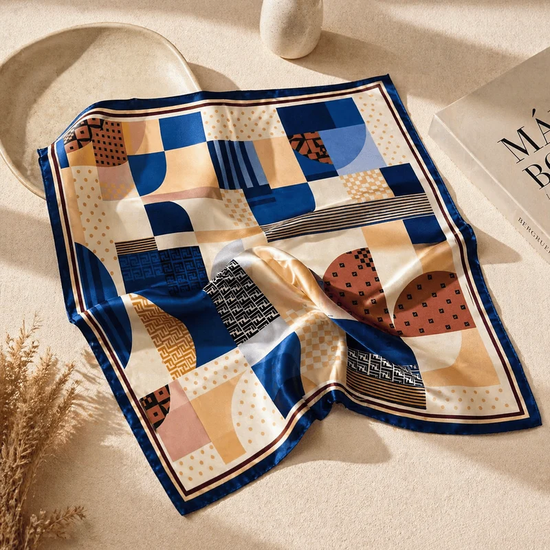 Foulard in Seta con stampa 53x53cm | Riviera
