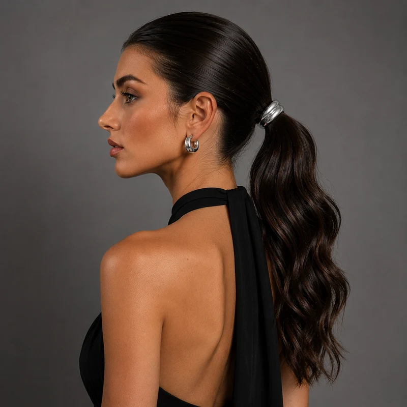 Gioiello Per Capelli Orbit Argento
