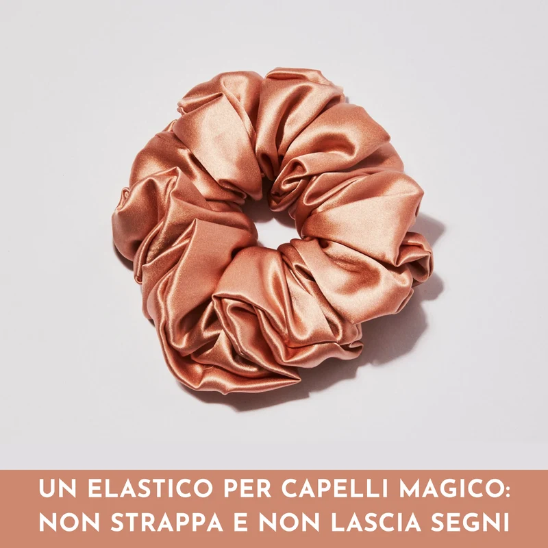 Elastico Capelli 100% Seta | Rose Gold