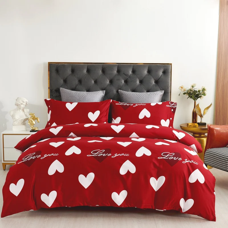Love You | Set Copripiumino in Microfibra di Poliestere