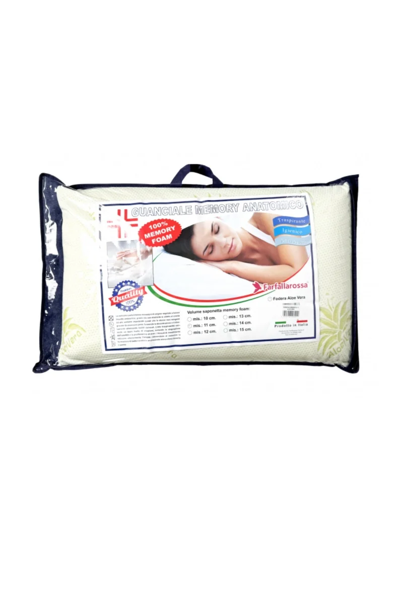 Guanciale Mmeory Anatomico Fodera Aloe Vera | PAH ZT-H11-2