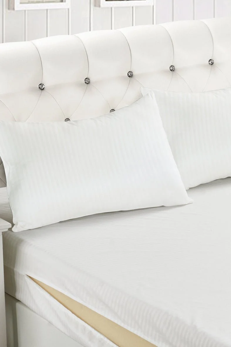 FD044 | Coppia Federe Mille-Righe Con Zip