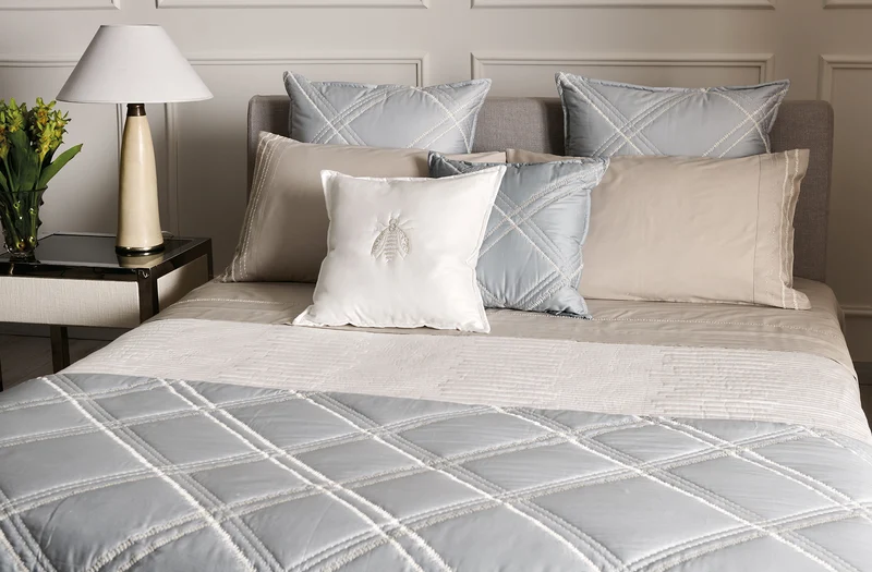 Quilt e trapunta Couture d’art ricamo losanghe