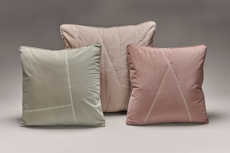 Cuscino Metrico Patchwork velluto