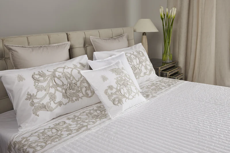 Quilt Armonie percalle unito righe piccole