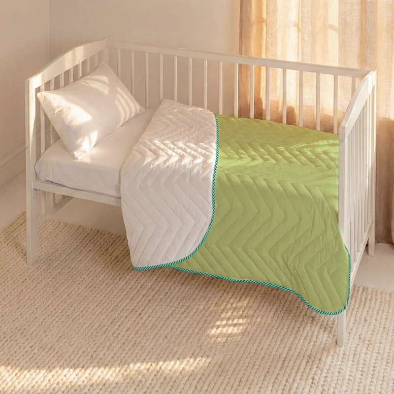 Arista Colcha Cuna (100x130 cm) Verde
