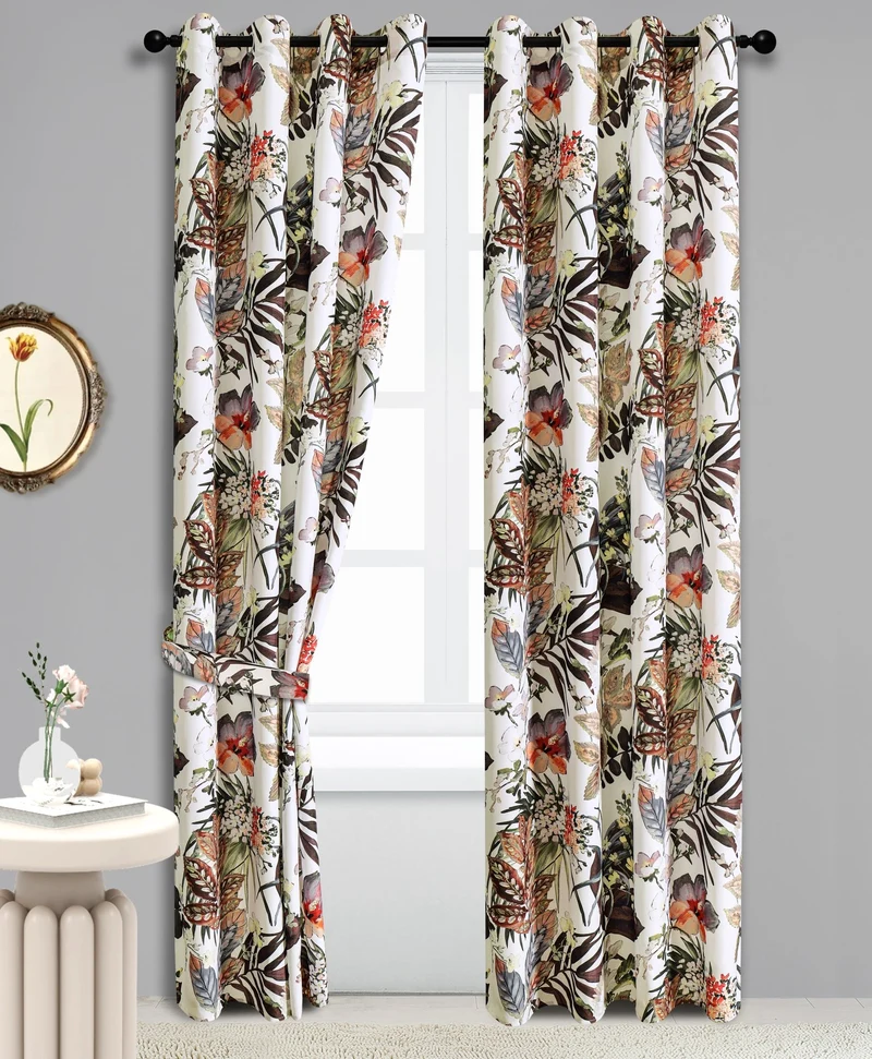 Maggie | Tenda Semi-Oscurante in Plain Weave con Stampa Florea PV-N226