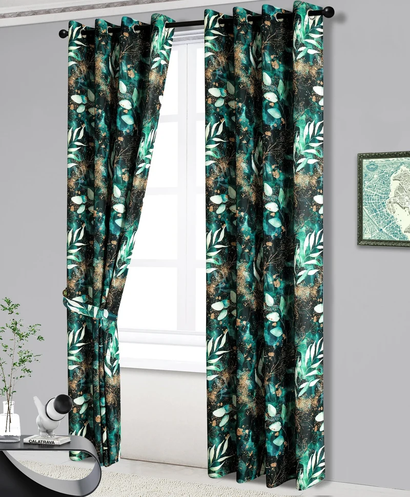 Madge | Tenda Semi-Oscurante in Plain Weave con Stampa tropicale PV-N225