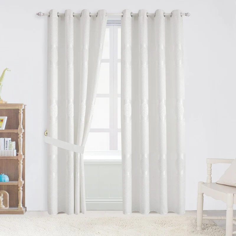 Benson | Tenda Semi-Oscurante Jacquard Spesso Con Motivo a Foglie PV-N92
