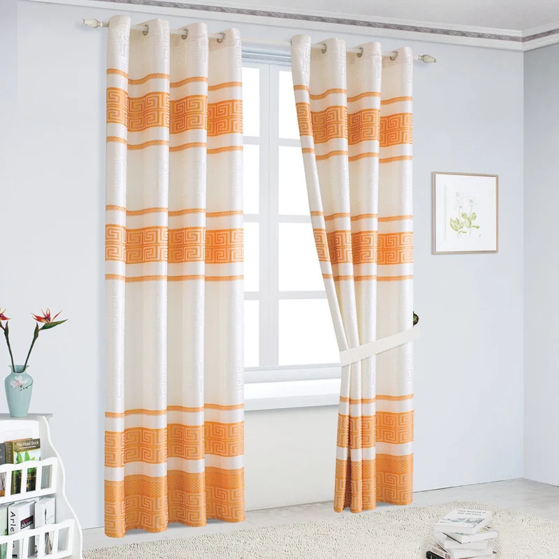 Benjamin | Tenda Semi-Oscurante Jacquard Spesso con Motivo Geometrico a Righe PV-N91