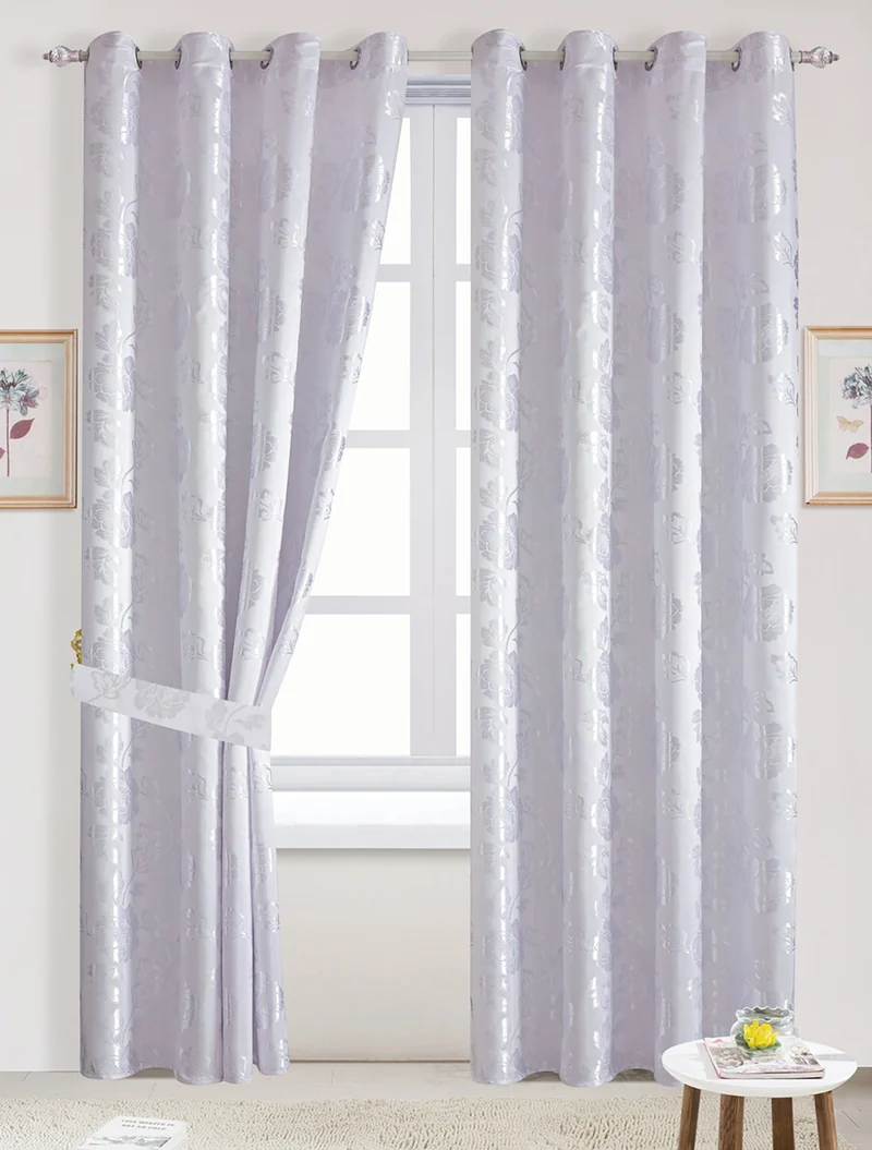 Mara | Tenda Semi-Oscurante in Tessuto Jacquard Cationica Spessa a Peonia PV-N35