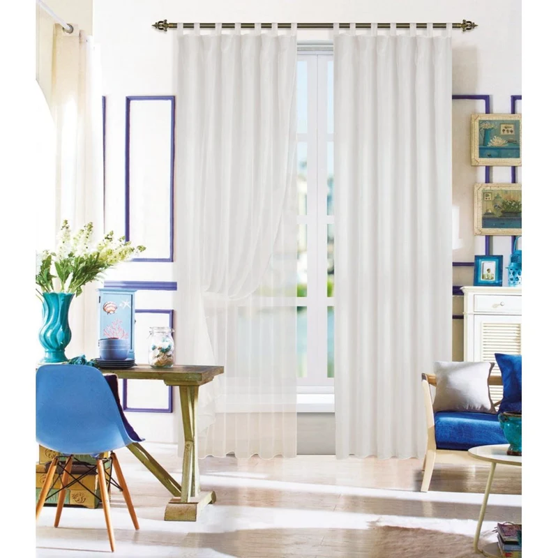 Carlson | Tenda Semi-Trasparente Doppio Strato in Voile PV-N110