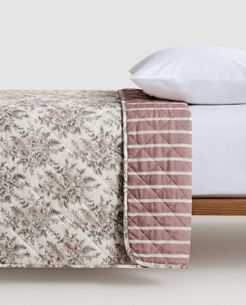 Bouti toile rosa claro