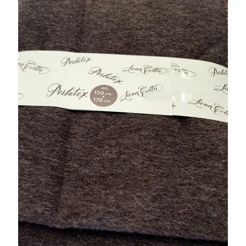 Plaid Lana sconto del 20% tinta unita Perlatex artigianato italiano 150x170