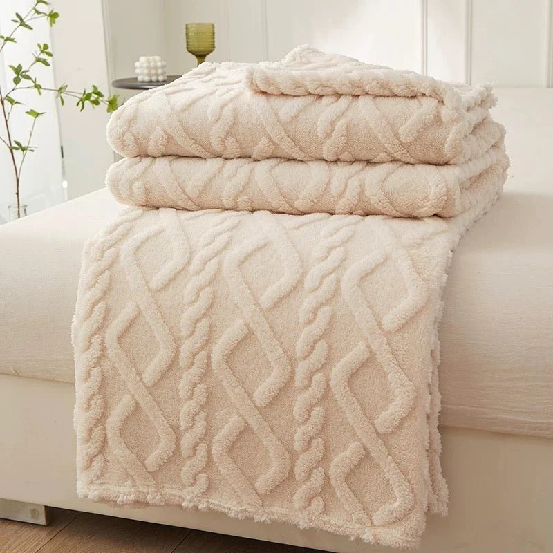 Bliss | Coperta Jacquard Pile Extra Morbida 300GSM