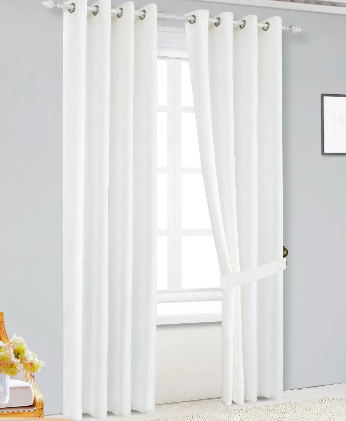 Jamie | Tenda Semi-Oscurante Tessuto Piatto Jacquard Spesso con Texture Naturale PV-N158