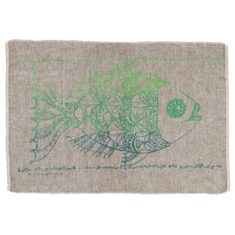 Arazzo Luminaria verde