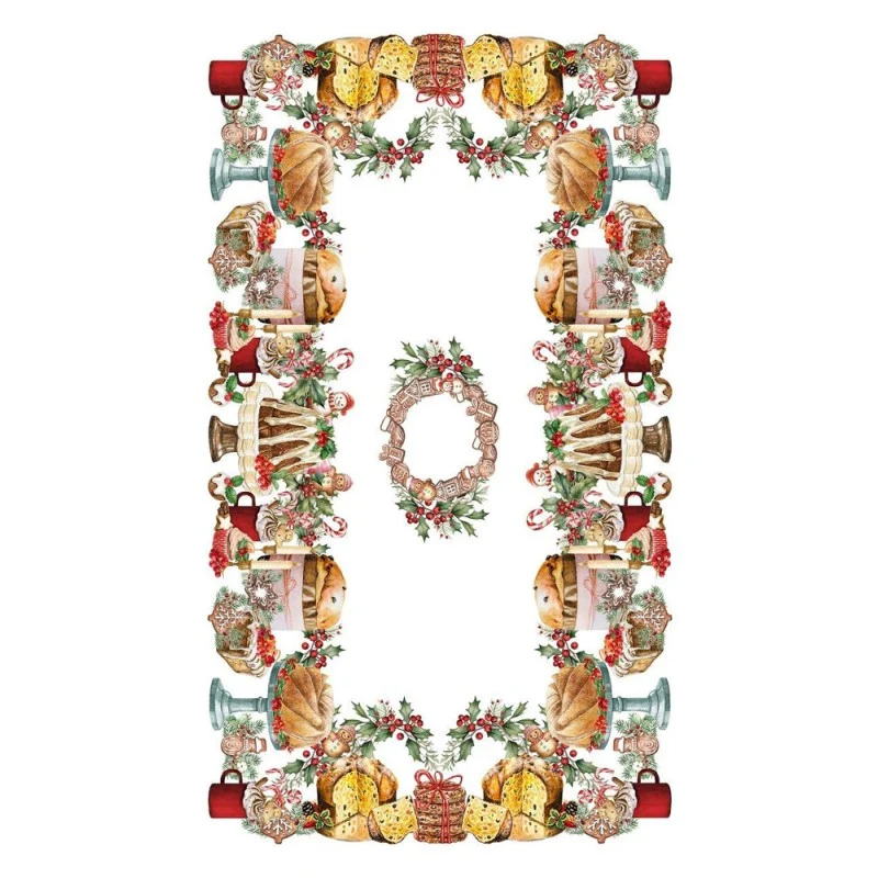 Tovaglia cotone digitale Panettone Gipitex