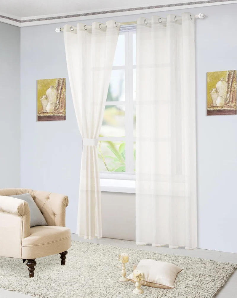 Clarice | Tenda Trasparente Doris Tinto in Filo PV-N03