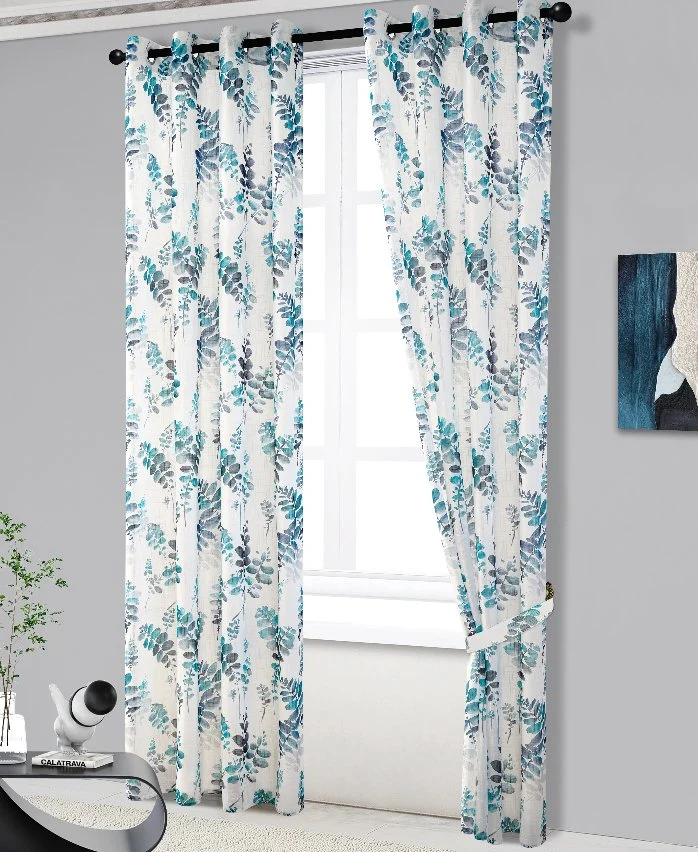 Madeline | Tenda Semi-Trasparente Stampa a Glicine Romantico PV-N224