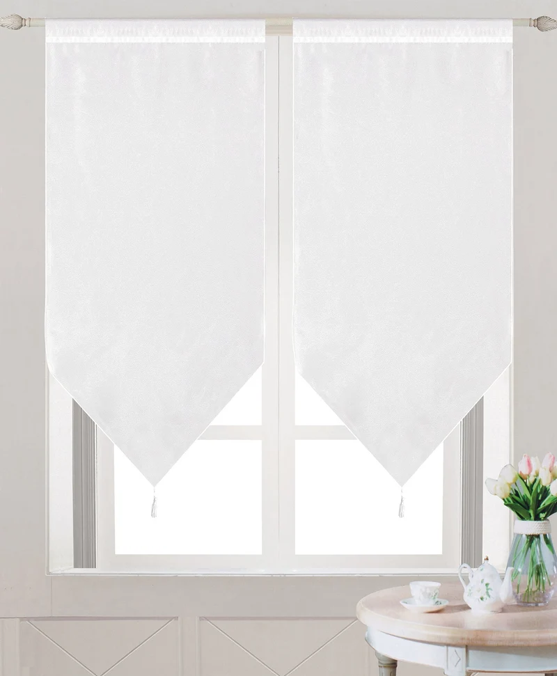 Bernard | Coppia Tendine Trasparenti in Organza Tinta Unita PG-F02 / PG-P02 / PG-Q02