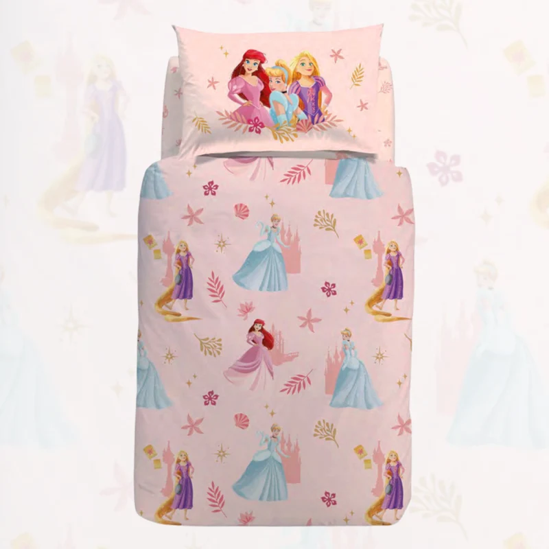 Completo copripiumino Magic Princess 100% cotone