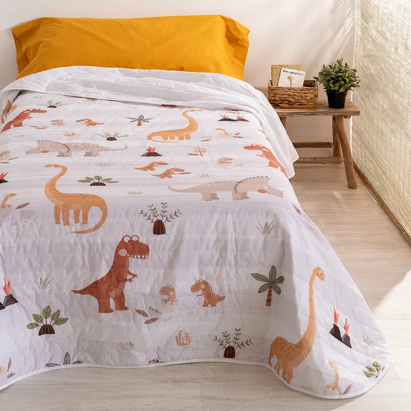 Dino family Colcha
