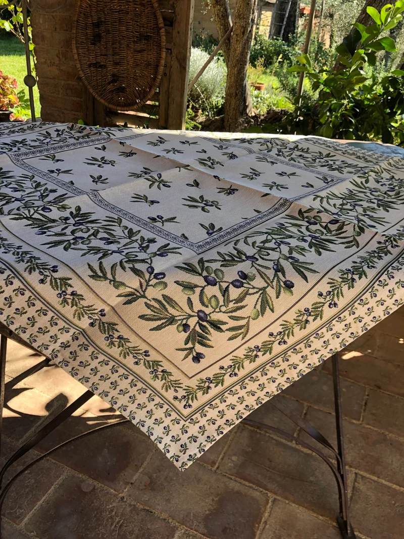 Tovaglia Gobelin Oliva 100x100