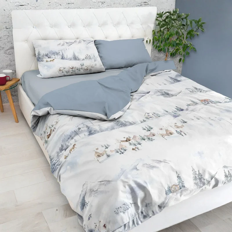 Parure Copripiumino Infinity Norvegia 100% puro cotone