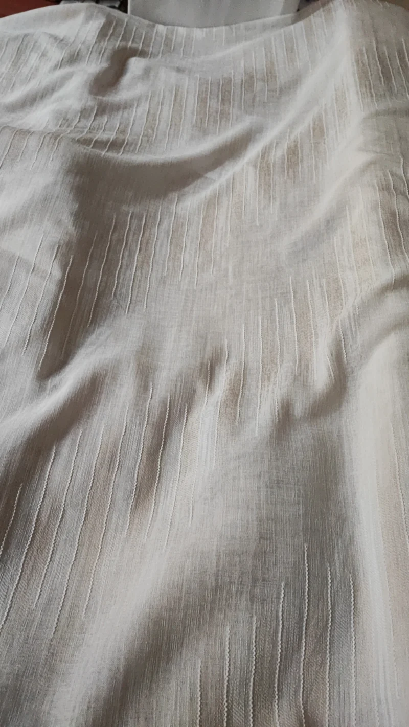 Tenda alta 3 metri con ricamo beige