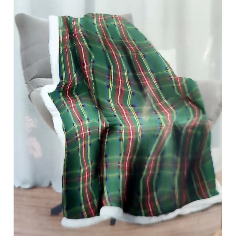 Plaid Pile Stampato Agnellato Scozia 2 Desideri Di Casa