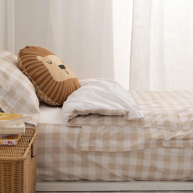 Vichy beige Saco nórdico
