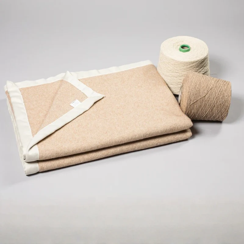 Coperta Alpina Lana/Cammello gr 290 mq