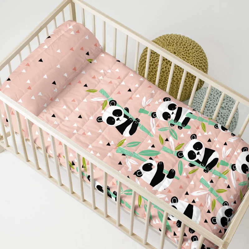 Panda garden Colcha Cuna (100x130 cm)