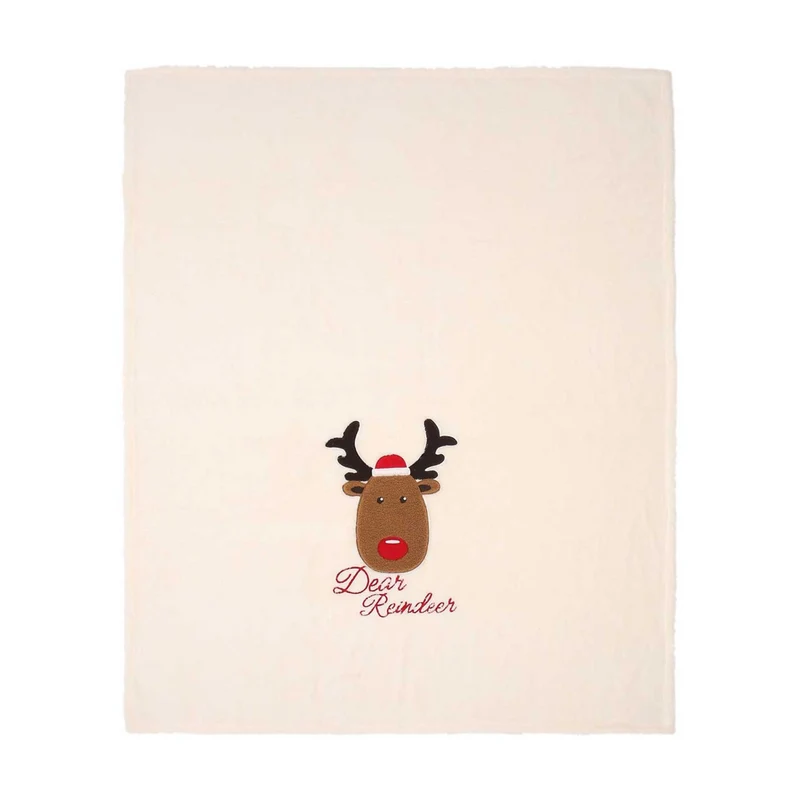 Coperta Plaid Merry Christmas 6M35011