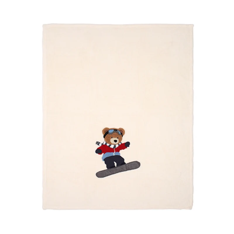 Coperta Plaid Teddy Snow 6M35155