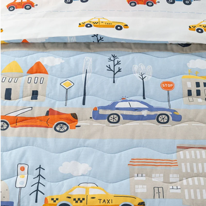 Copriletto Car Kids 100% cotone