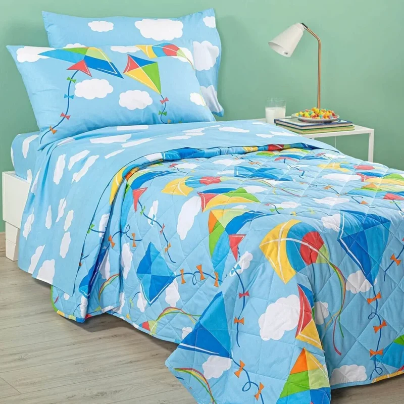 Copriletto Aquiloni Kids 100% cotone