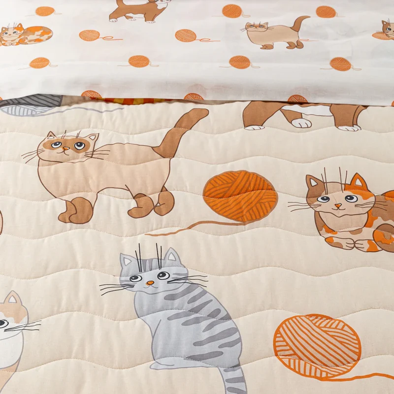Copriletto Gattini Kids 100% cotone