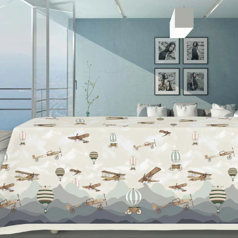 Tovaglia Design Biplano 100% cotone