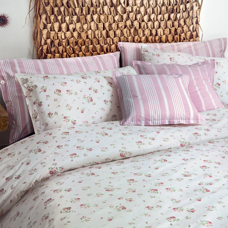 Completo Letto Rosalin 8404 Tinto in filo Fine Serie