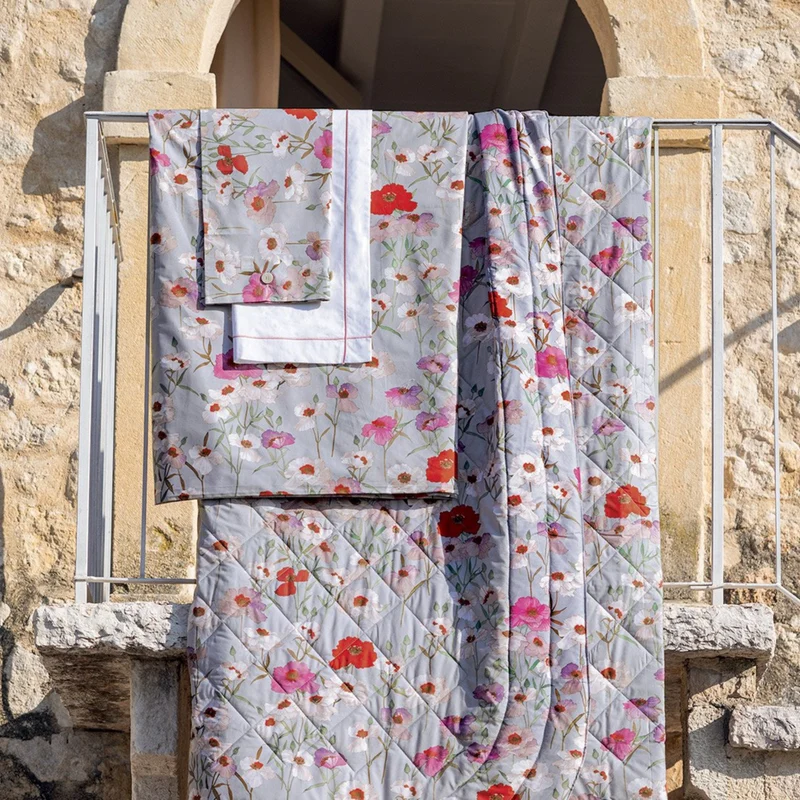 Completo Letto Brigit 8415 Cotone stampato digitale Fine Serie