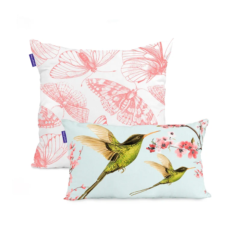 Chinoiserie Funda de cojín 50x50 + 50x30 cm