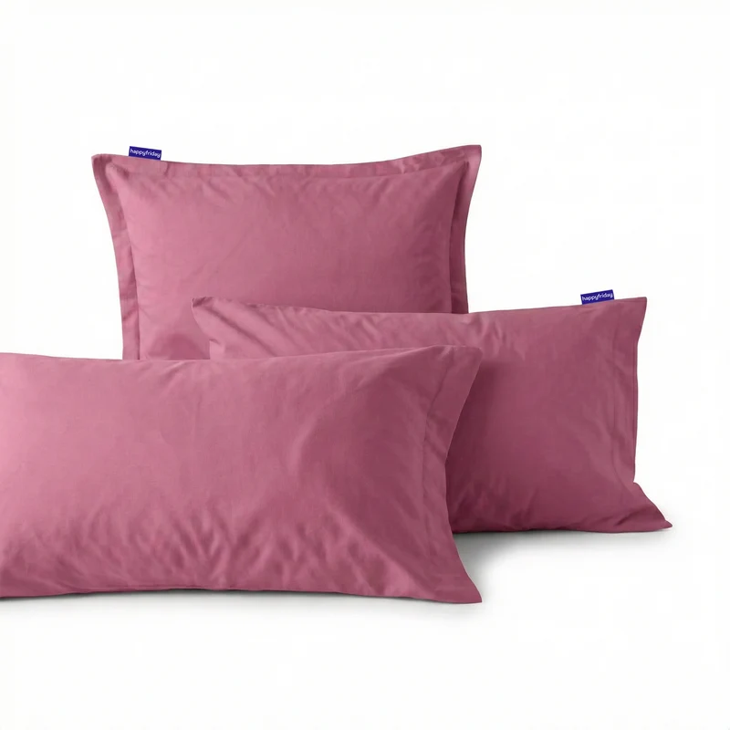Basic Funda de almohada Magenta