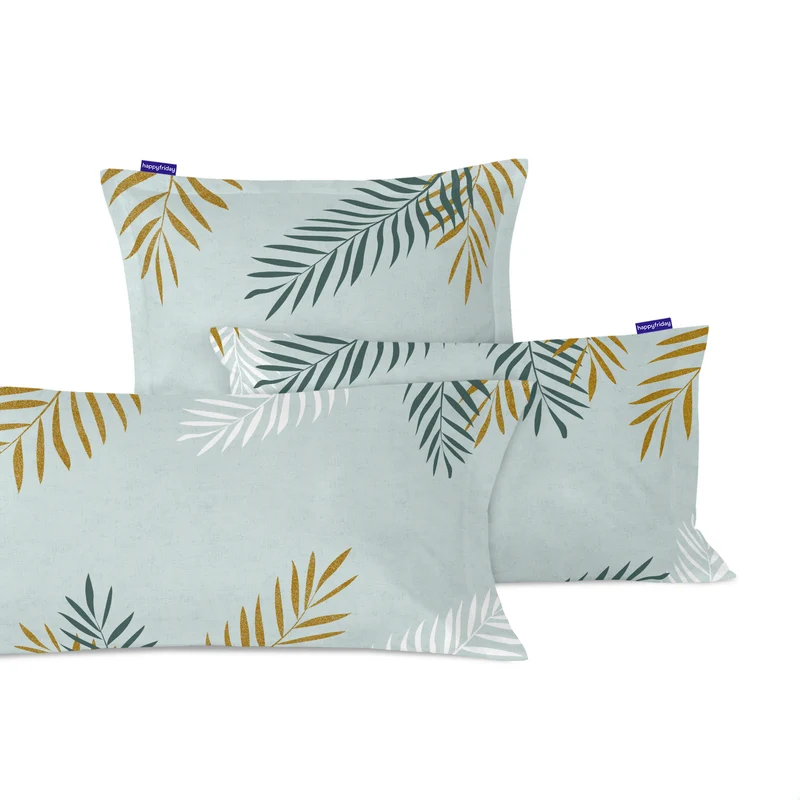 Foliage mint Funda de almohada