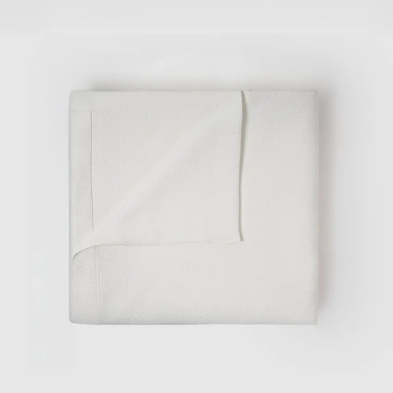 Colcha jacquard delta natural