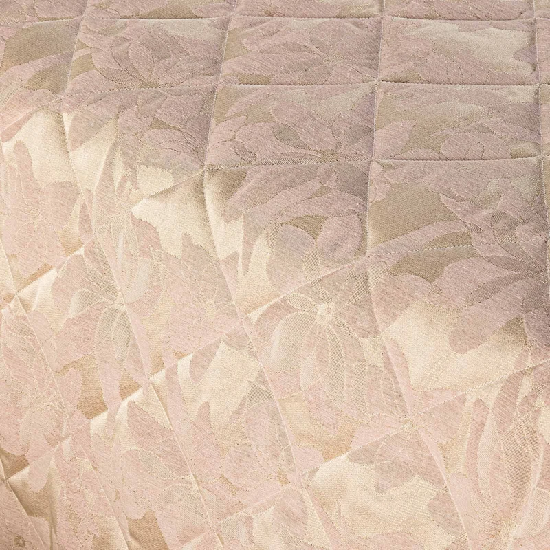 Copriletto Trapuntato Nabucco 100% Raso Jacquard di cotone