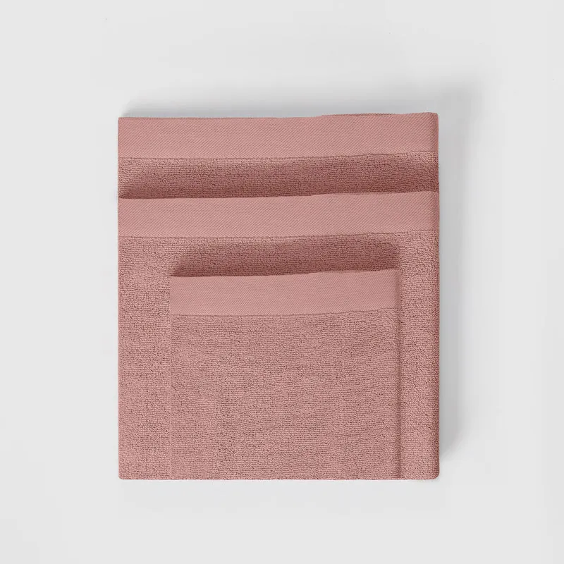 Toalla de baño 400gr doble rizo rosa keike